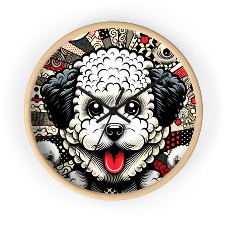 Bichon Frise - Wall Clock - By Rex Van Gogh