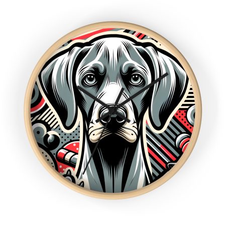 Weimaraner - Wall Clock - By Baxter Monet