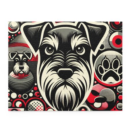 Schnauzer - Puzzle - By Biscuit Van Woof