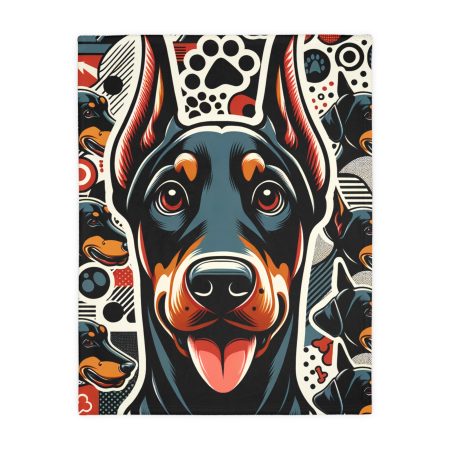 Doberman Pinscher - Throw Blanket - By Baxter VanPaw