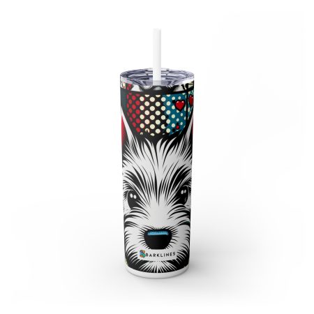 West Highland White Terrier - 20 oz. Skinny Tumbler - By Baxter Monet
