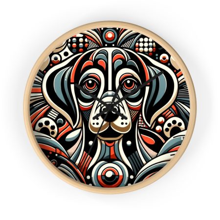 Plott Hound - Wall Clock - By Baxter Monet