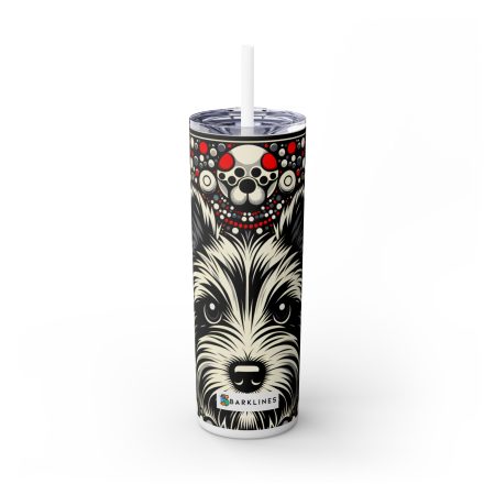 Cairn Terrier - 20 oz. Skinny Tumbler - By Biscuit VanBark
