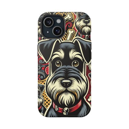 Standard Schnauzer - Impact Resistant Cell Phone Case - By Baxter Monet
