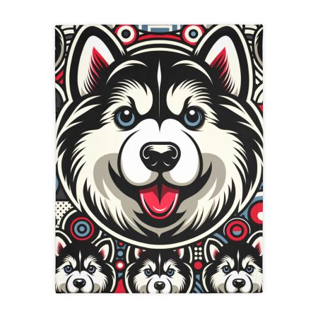 Alaskan Malamute - Throw Blanket - By Baxter Starlight