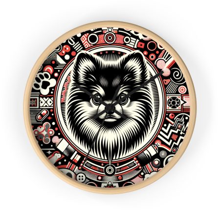 Pomeranian - Wall Clock - By Rufus Pawsley