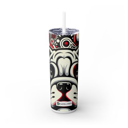 Bulldog - 20 oz. Skinny Tumbler - By Baxter Monet