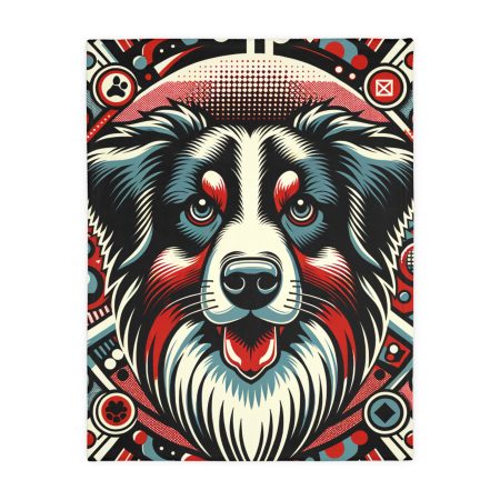 Australian Shepherd - Throw Blanket - By Barker Van Woofingham