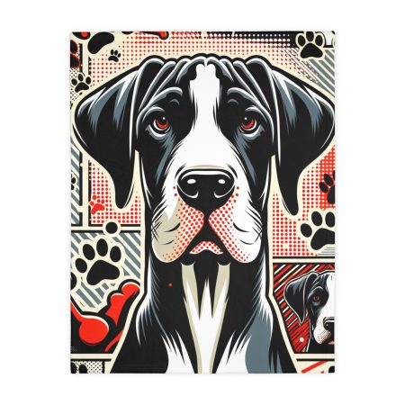 Great Dane - Throw Blanket - By Rex Harrison