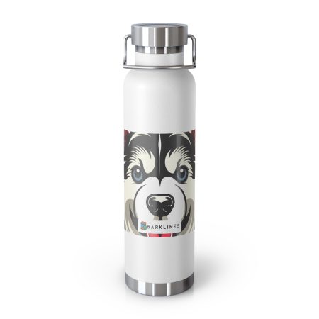 Alaskan Malamute - 22 oz. Copper Vacuum Insulated Bottle  - By Baxter Starlight