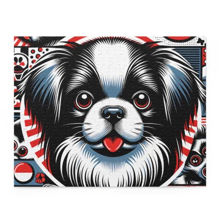 Japanese Chin - Puzzle - By Biscuit VanFurr