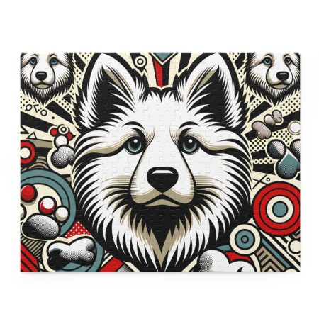 White Shepherd - Puzzle - By Baxter Monet