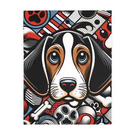 Treeing Walker Coonhound - Throw Blanket - By Rex Van Barkley