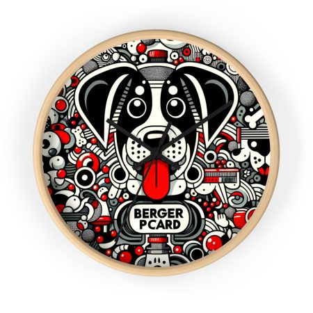 Berger Picard - Wall Clock - By Biscuit Van Barksdale
