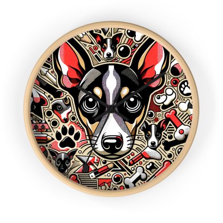 Cirneco dell’Etna - Wall Clock - By Rufus VanPaw
