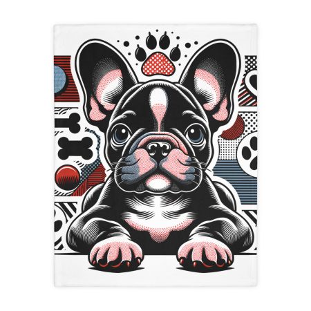 French Bulldog - Throw Blanket - By Baxter VanGogh