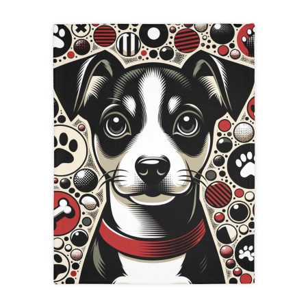 Canaan Dog - Throw Blanket - By Rufus Pawsley