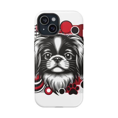 Pekingese - Impact Resistant Cell Phone Case - By Baxter Doodle
