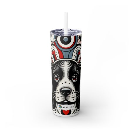 English Cocker Spaniel - 20 oz. Skinny Tumbler - By Barkley VanPaw