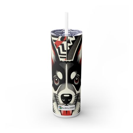 Swedish Vallhund - 20 oz. Skinny Tumbler - By Barkley Whiskerstone