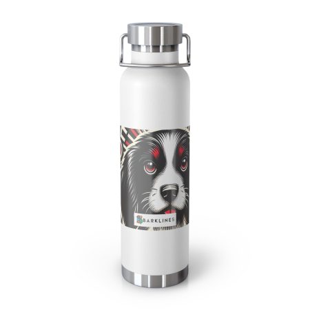 Sussex Spaniel - 22 oz. Copper Vacuum Insulated Bottle  - By Baxter Dalmatino