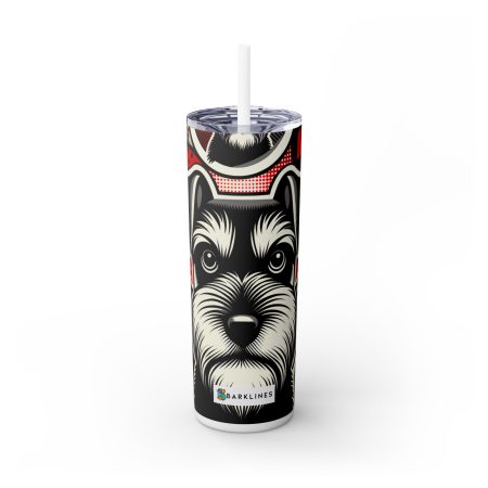 Miniature Schnauzer - 20 oz. Skinny Tumbler - By Baxter Monet