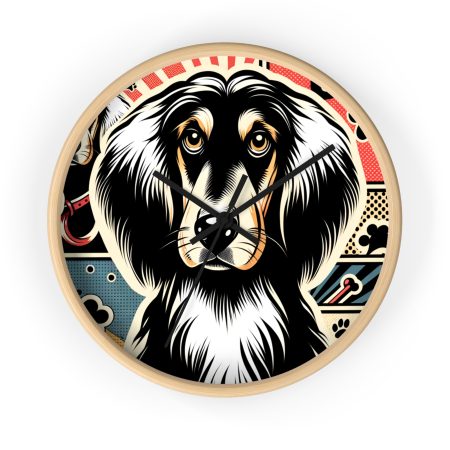 Afghan Hound - Wall Clock - By Baxter Dalmatiano