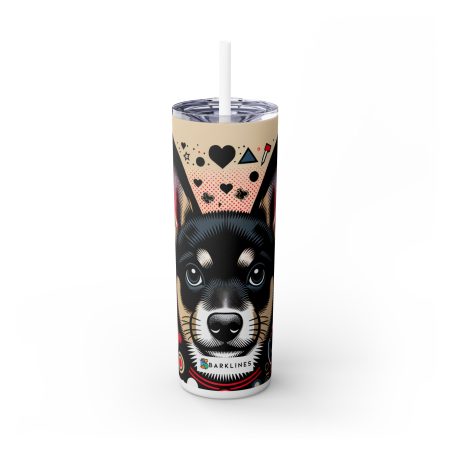 Schipperke - 20 oz. Skinny Tumbler - By Baxter Vanwoof
