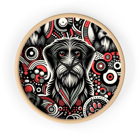 Wirehaired Pointing Griffon - Wall Clock - By Baxter Monet