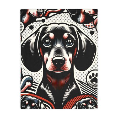 Dachshund - Throw Blanket - By Rex Van Gogh
