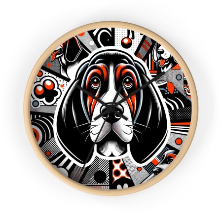 Bloodhound - Wall Clock - By Barkley Van Woof