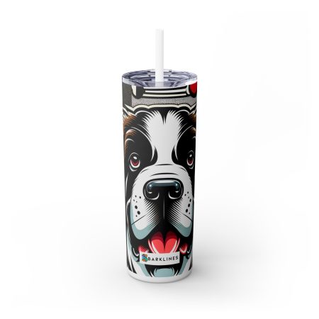 St. Bernard - 20 oz. Skinny Tumbler - By Baxter VanPoodle