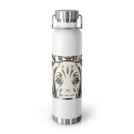 Labrador Retriever - 22 oz. Copper Vacuum Insulated Bottle  - By Baxter Monet