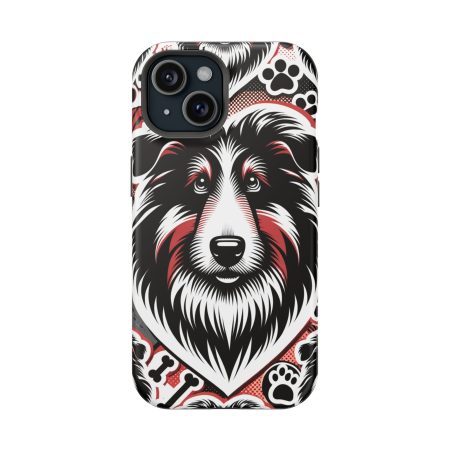 Bearded Collie - Impact Resistant Cell Phone Case - By Biscuit VanGogh