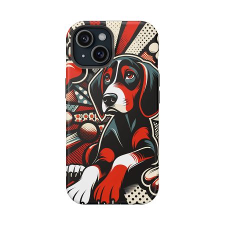 Redbone Coonhound - Impact Resistant Cell Phone Case - By Rex Monet