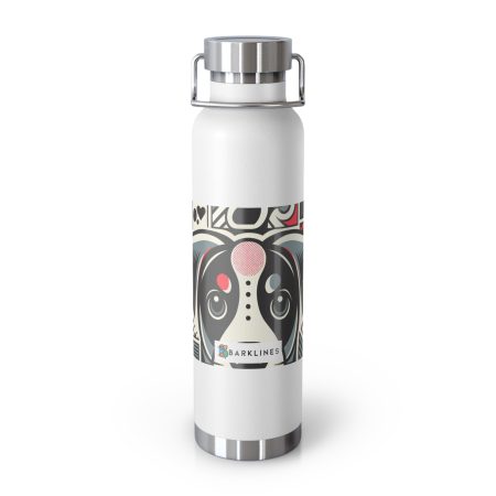 Drentsche Patrijshond - 22 oz. Copper Vacuum Insulated Bottle  - By Baxter DaVinci