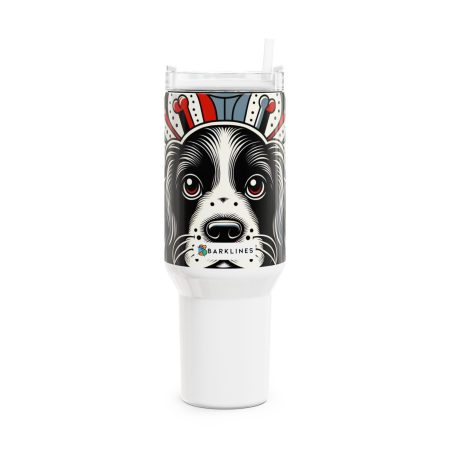 English Cocker Spaniel - 40 oz. Tumbler  - By Barkley VanPaw