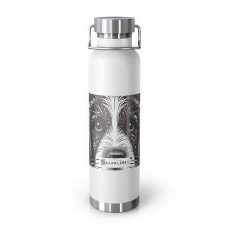 Spinone Italiano - 22 oz. Copper Vacuum Insulated Bottle  - By Frisbee O'Sullivan
