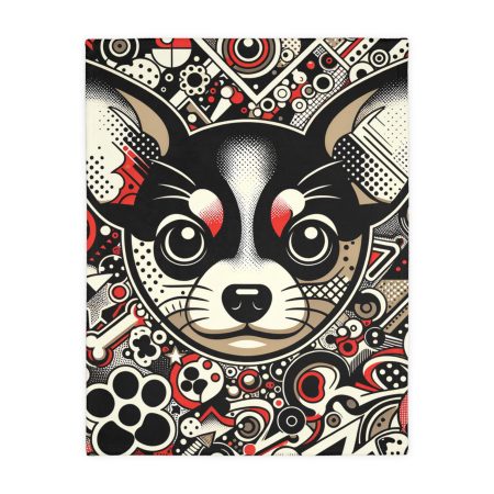 Russian Toy Terrier - Throw Blanket - By Baxter Monet