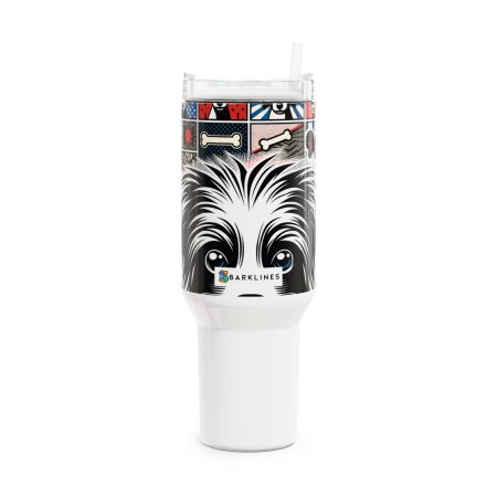 Chinese Crested - 40 oz. Tumbler  - By Biscuit DaVinci