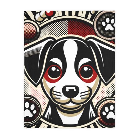 Taiwan Dog - Throw Blanket - By Baxter Monet