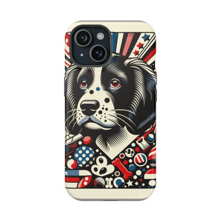American Water Spaniel - Impact Resistant Cell Phone Case - By Rufus Pawcasso