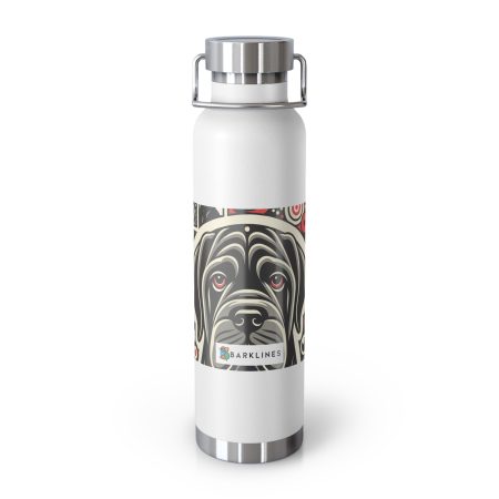 Neapolitan Mastiff - 22 oz. Copper Vacuum Insulated Bottle  - By Rex DaVinci