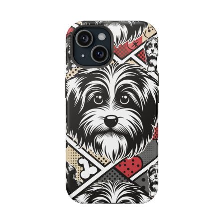 Havanese - Impact Resistant Cell Phone Case - By Baxter Brushstroke