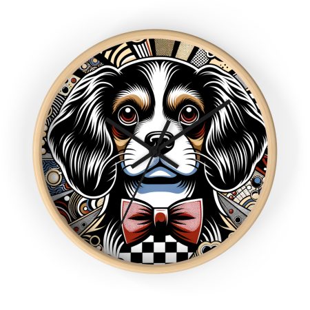 Cavalier Charles Spaniel - Wall Clock - By Baxter Monet