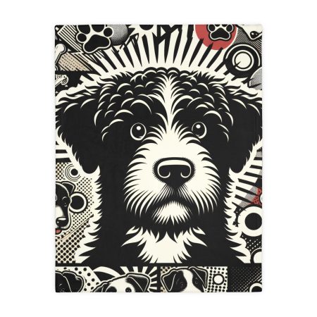 Spanish Water Dog - Throw Blanket - By Rufus VanBarkley