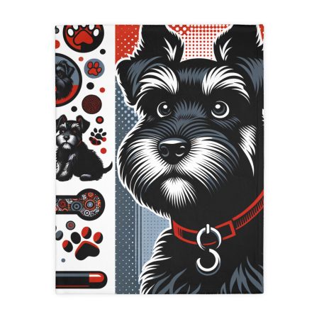Black Russian Terrier - Throw Blanket - By Rex VanGogh