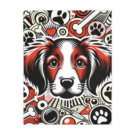 Brittany Spaniel - Throw Blanket - By Biscuit McMaster