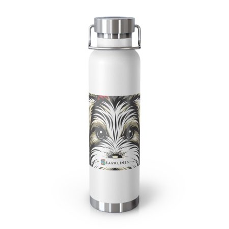 Dandie Dinmont Terrier - 22 oz. Copper Vacuum Insulated Bottle  - By Baxter VanWoof