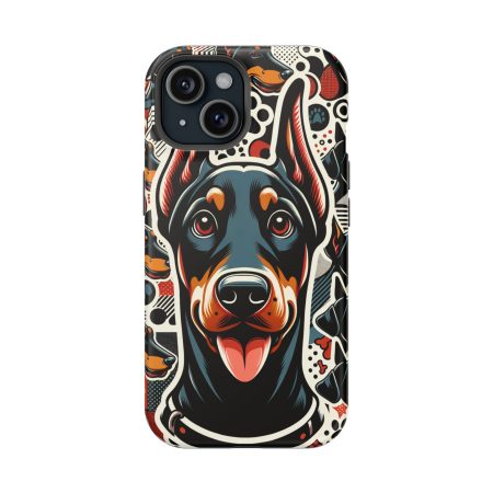 Doberman Pinscher - Impact Resistant Cell Phone Case - By Baxter VanPaw
